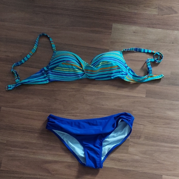 Other - Vibrant Striped Bikini Set
